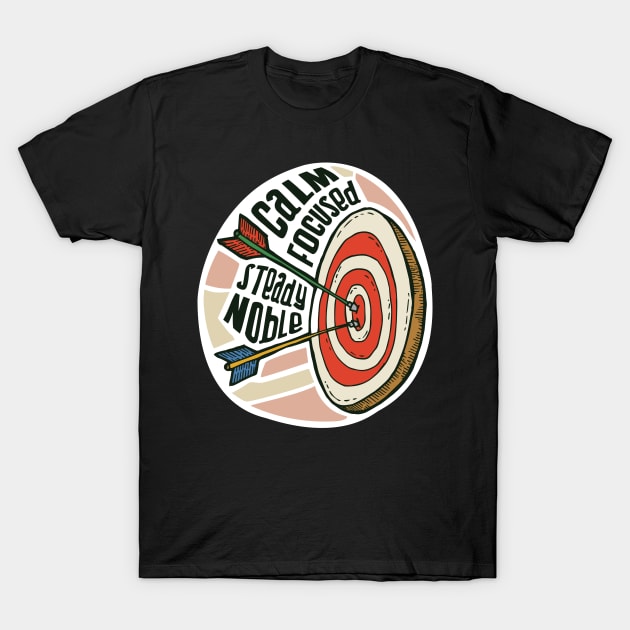 Archery Target T-Shirt by madeinchorley